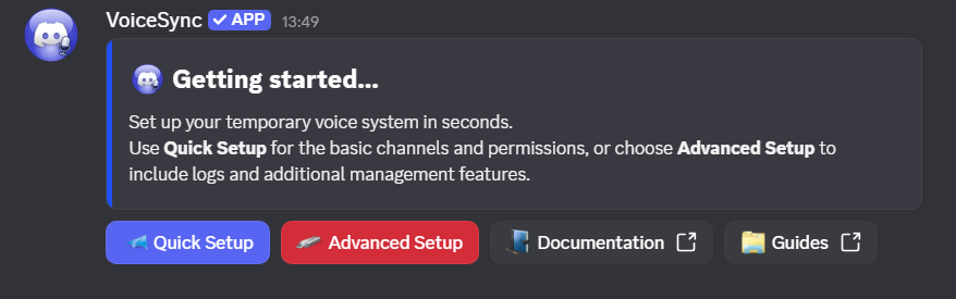 VoiceSync bot setup