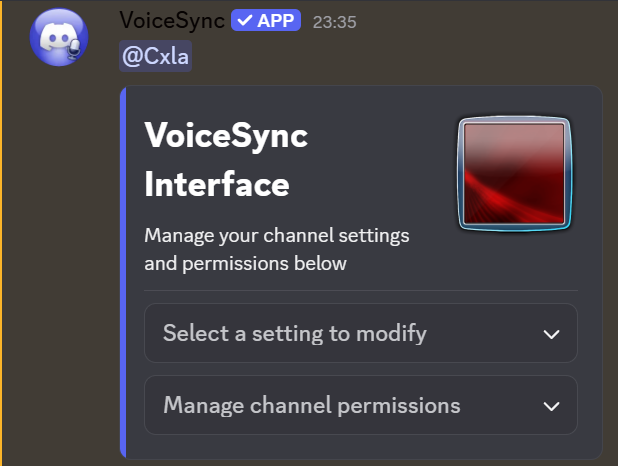 Configuration Interface